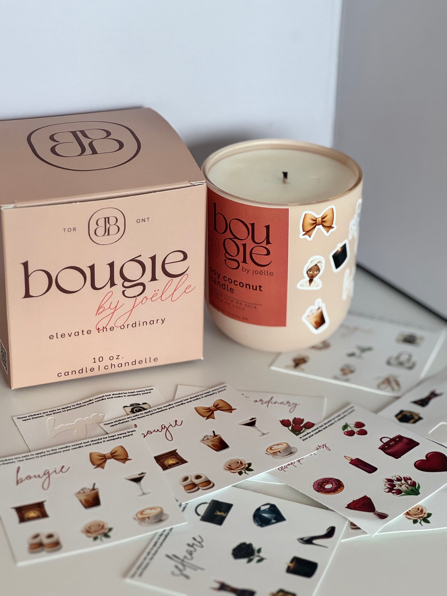 candle vessel stickers